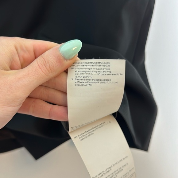 Boss Hugo Boss Verleena Black Wool Pencil Skirt Size 6 - Picture 6 of 11